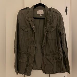 Hinge Size S Army Jacket Brown/Green